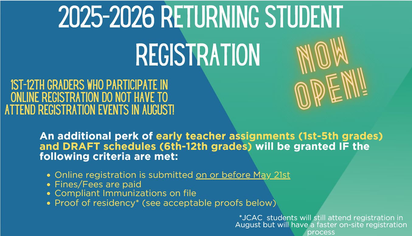 Returning Student Registration Returning Student Registration